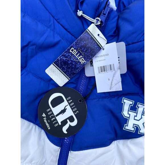 Darius Rucker Fanatics Kentucky Wildcats Full-Zip Reversible Vest Blue / White - Picture 4 of 6